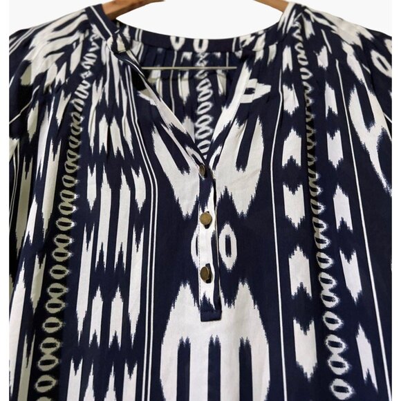 BANANA REPUBLIC Blue Casual Dress| Boho Summer Dress Women's Size 8 Excellent ve - Picture 2 of 4